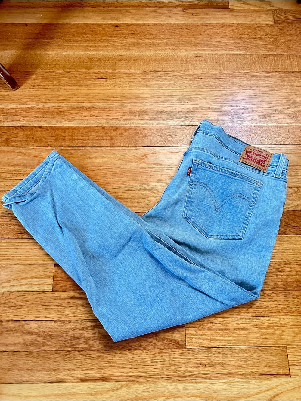 Levi’s 19887 Boyfriend Jeans W33 L27 Light Wash Stretch Denim